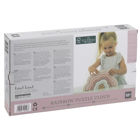 Puzzle De Nube Arcoiris - Rosa