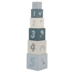 Stacking Blocks numbers - Blue