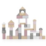Wooden blocks 50pcs - Pink