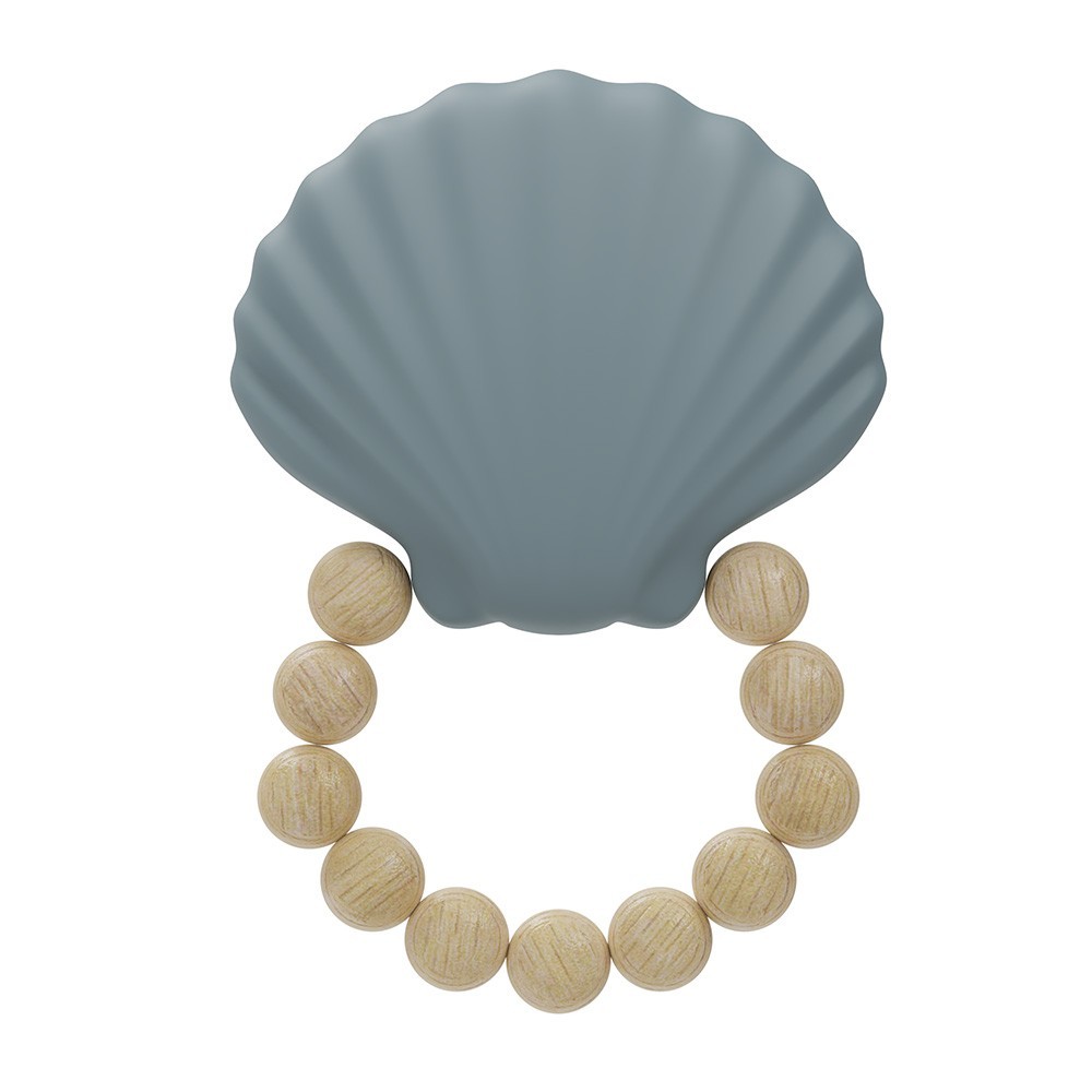Teether - Shell - Blue Teether - Shell - Blue