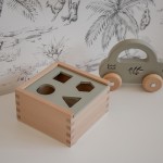 Shape Sorting Box - Olive Green