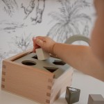 Shape Sorting Box - Olive Green