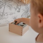Shape Sorting Box - Olive Green
