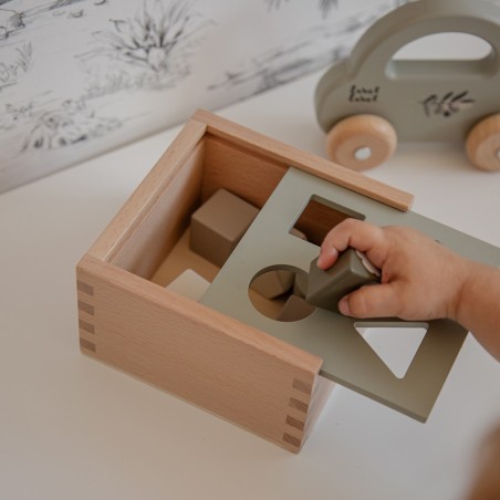 Shape Sorting Box - Olive Green