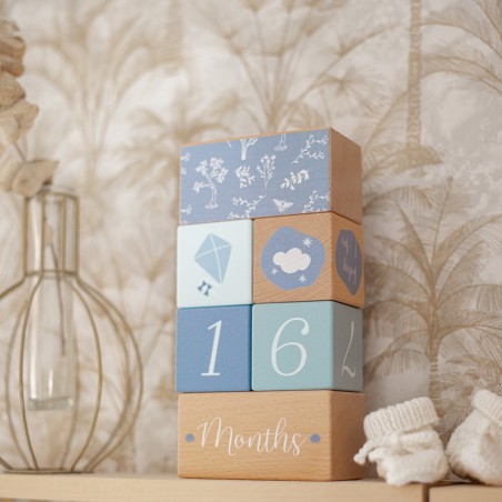 Milestone Blocks - Blue