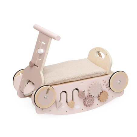 3-in-1 Rocker, Walker & Car - Pink