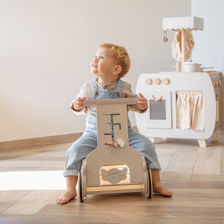 3-in-1 Rocker, Walker & Car - Nougat