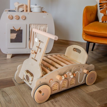3-in-1 Rocker, Walker & Car - Nougat
