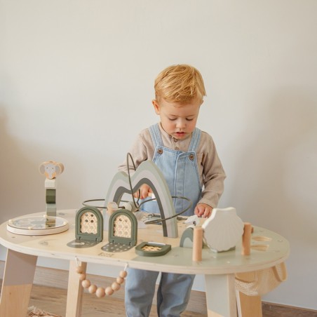 Activity Table - Olive Green