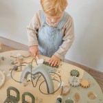 Activity Table - Olive Green