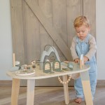 Activity Table - Olive Green