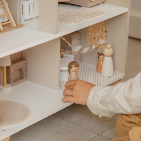 Wooden Doll House - Nougat