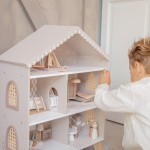 Wooden Doll House - Nougat