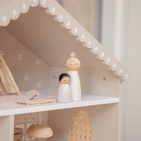Wooden Doll House - Nougat