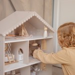 Wooden Doll House - Nougat