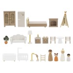 Wooden Doll House - Nougat