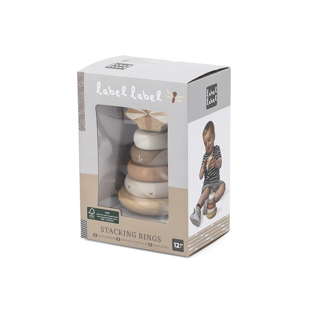 Stacking Rings Balance - Nougat