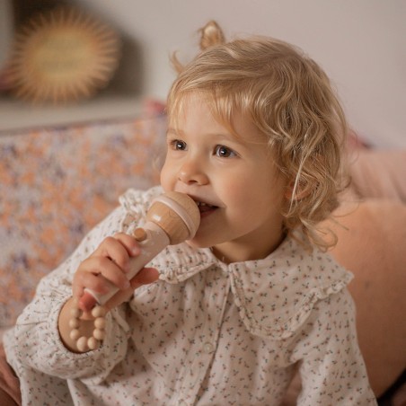 Micrófono de madera - Rosa