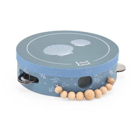 Wooden Tambourine - Blue