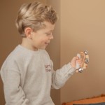 Wooden Rattle - Nougat