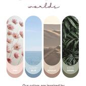 Label Label Worlds: our colors are inspîred by 𝐭𝐡𝐞 𝐛𝐞𝐚𝐮𝐭𝐲 𝐨𝐟 𝐧𝐚𝐭𝐮𝐫𝐞. 🌍

Each hue we’ve selected for our collections reflects 𝑡ℎ𝑒 𝑒𝑠𝑠𝑒𝑛𝑐𝑒 𝑜𝑓 𝑛𝑎𝑡𝑢𝑟𝑒’𝑠 𝑒𝑙𝑒𝑚𝑒𝑛𝑡𝑠, bringing a sense of serenity, balance, and timeless elegance to our designs.